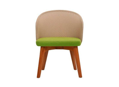 Chaise de salle à manger bicolore design moderne chaise en bois de luxe une place